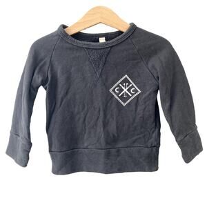 Childhoods Clothing Pullover Crew Sweatshirt - Ski Team in Midnight - 12-18M